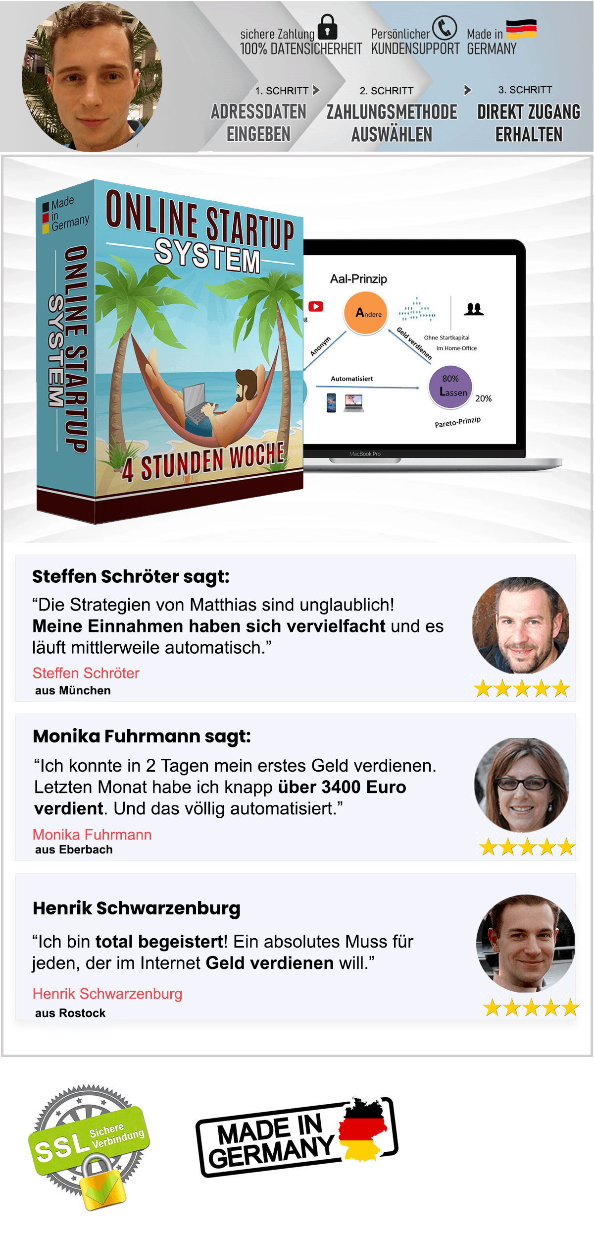 4 Stunden Startup System
