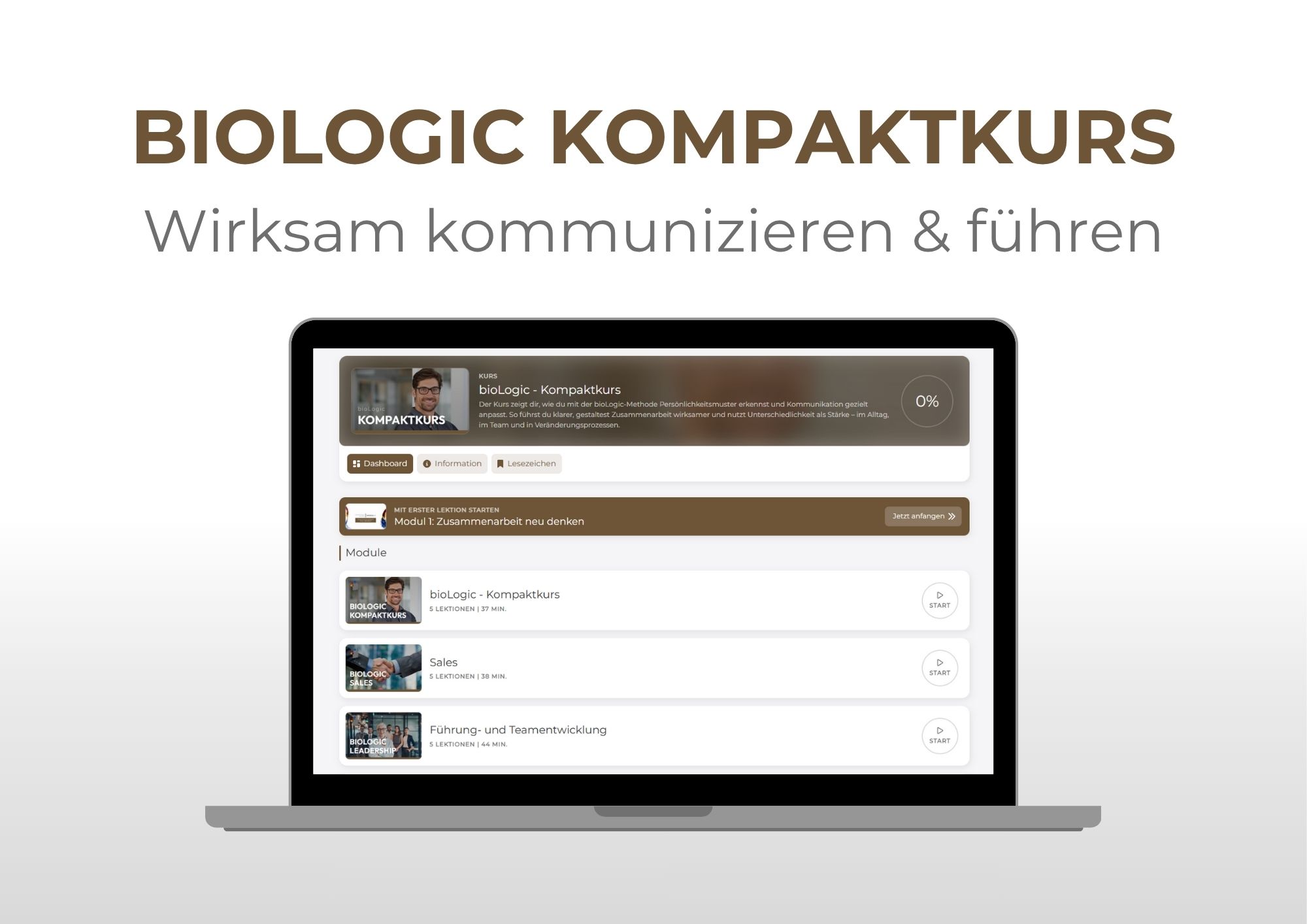 bioLogic Kompaktkurs
