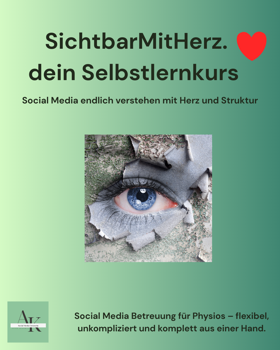 💚 SichtbarMitHerz: dein Social-Media-Kurs für Therapeutinnen und Therapeuten 