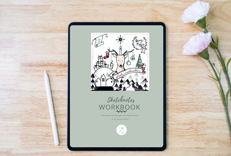 24 Einfache Zeichenanleitungen - Weihnachten mit Sketchotes