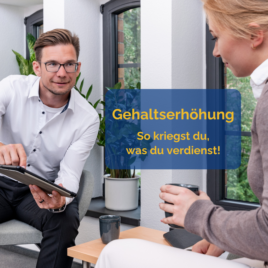 Hol dir das Gehalt, das deiner Leistung entspricht – mit individuellem 1:1 Coaching