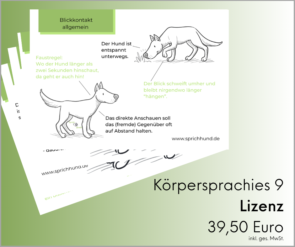 Lizenz Sprich Hund! Körpersprachies 9 - Schlagzeilen