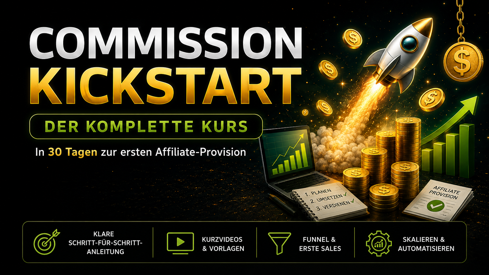 Commission Kickstart: In 30 Tagen zur ersten Affiliate-Provision