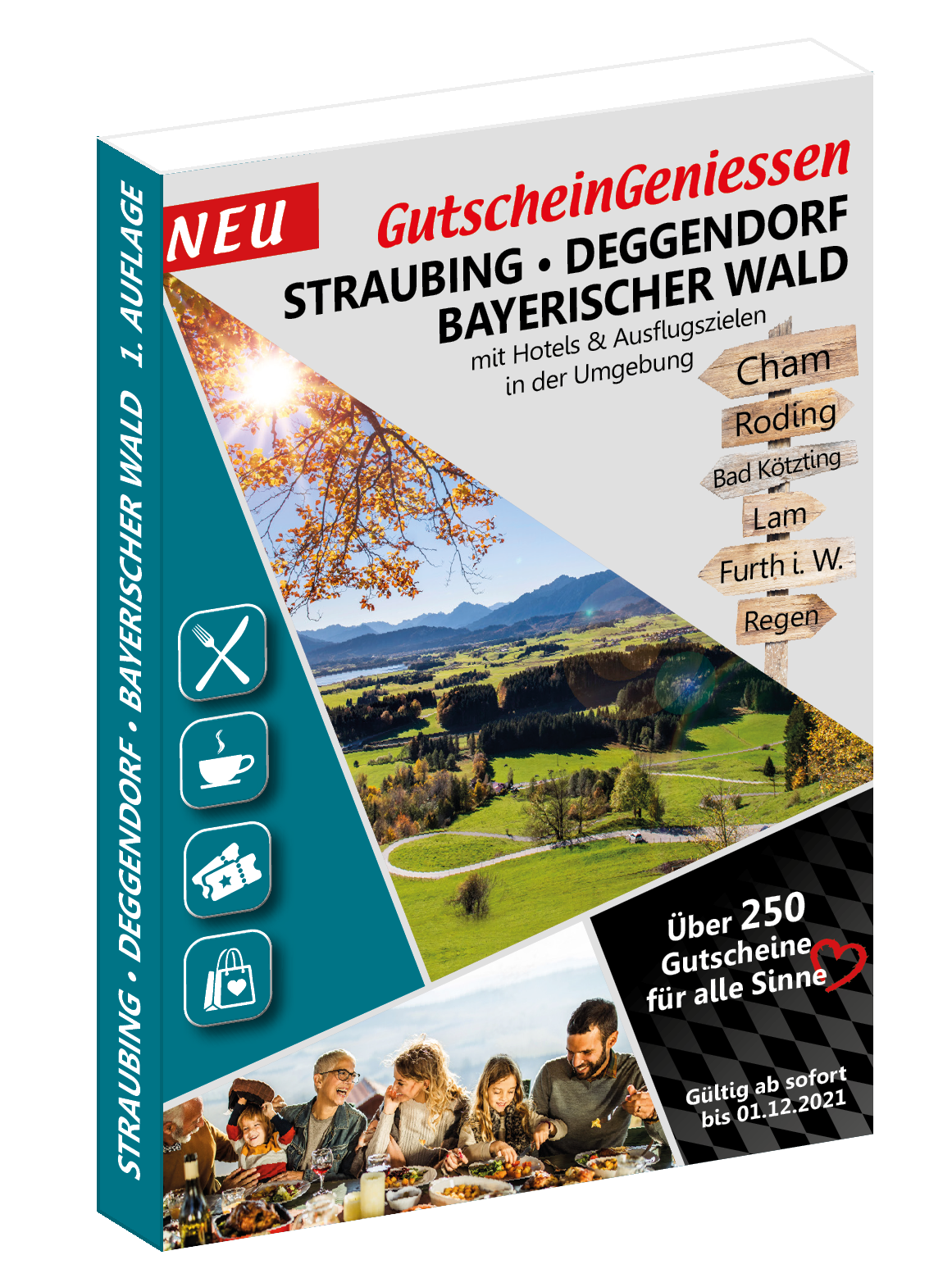 Gutscheinbuch • GutscheinGeniessen Straubing - Deggendorf - Cham - Bayerischer Wald
