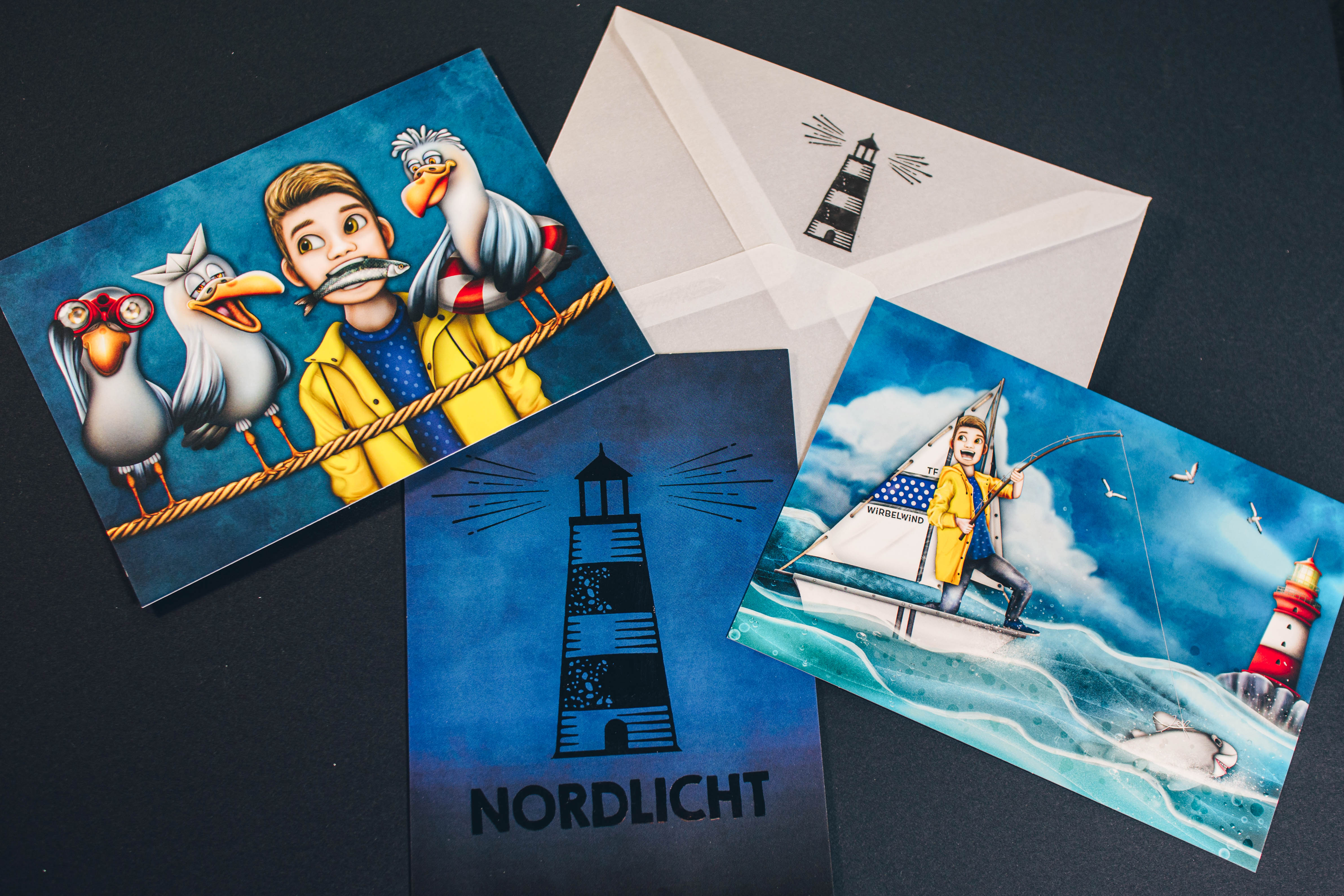 NORDLICHT-Postkarten-Set