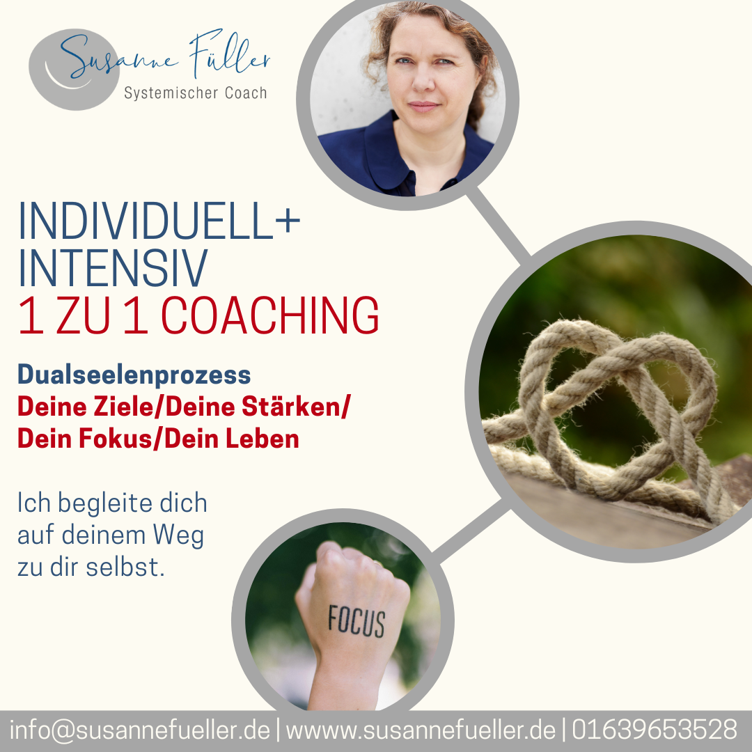 2 Stunden 1zu1 COACHING-Einzelsession mit mir persönlich - Online oder Präsenz in Leipzig
