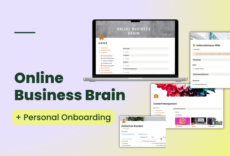 Online Business Brain & Personal Onboarding Paket