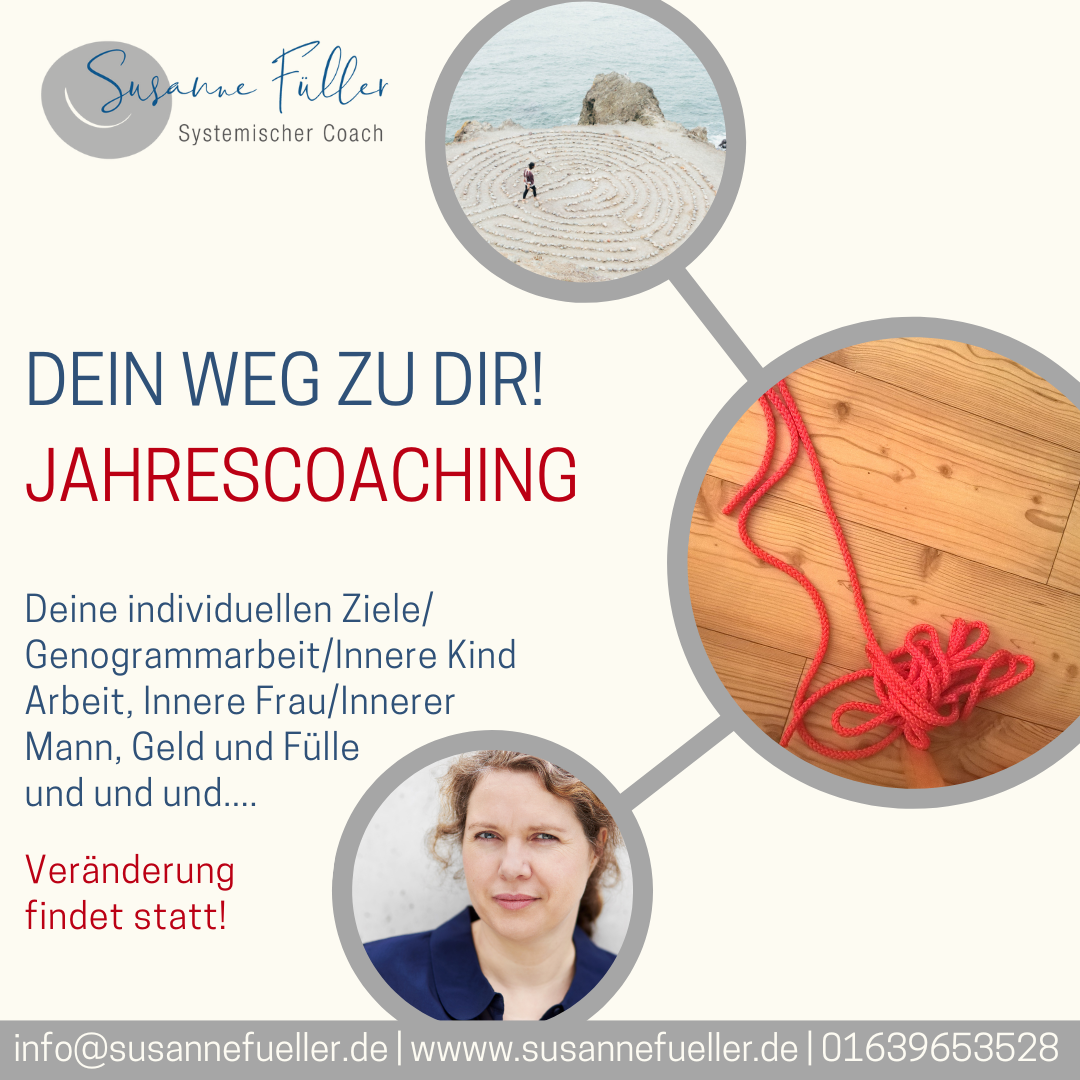 JAHRESCOACHING 1zu1 in Präsenz oder Online
