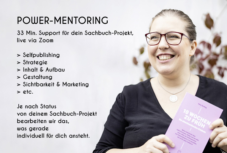 Power-Mentoring "Sachbuch & Selfpublishing"