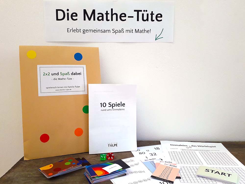 Die Mathe-Tüte: Spaß mit dem Einmaleins mit 1x1-Spielen