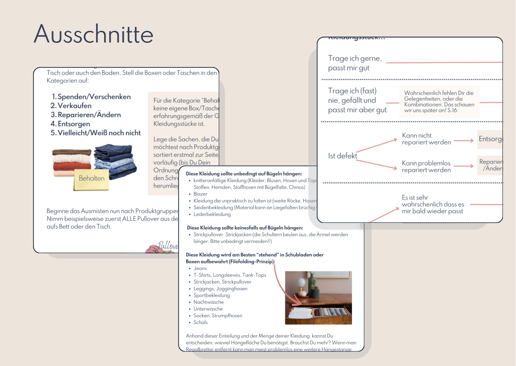 Kleiderschrank-Kompass