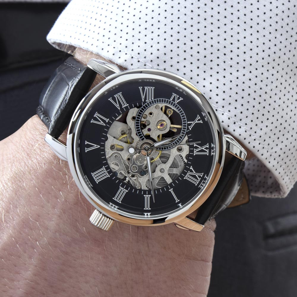 Produktabbildung zu Luxus-Präsent: Men’s Openwork Watch | Armbanduhr | yds24 edition