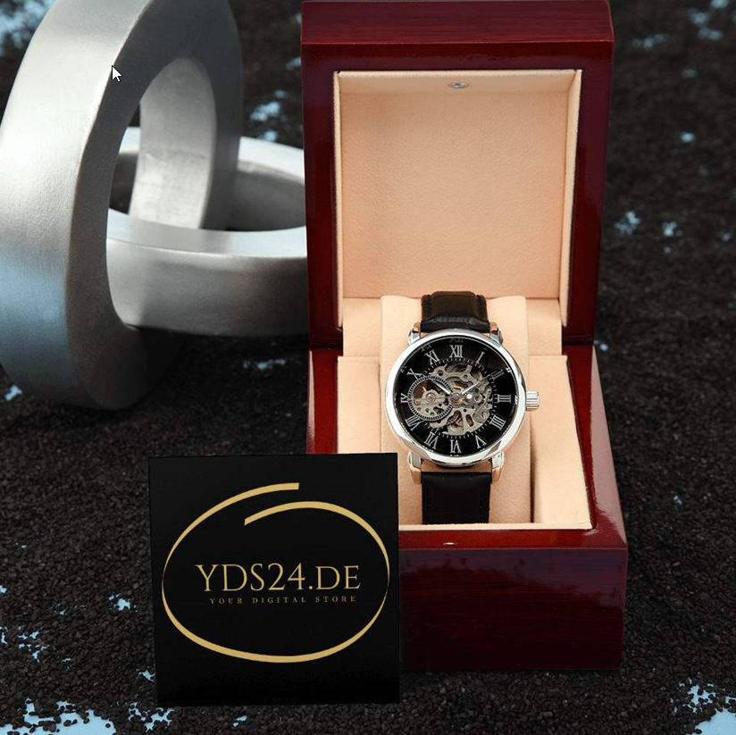 Luxus-Präsent: Men’s Openwork Watch | Armbanduhr | yds24 edition 