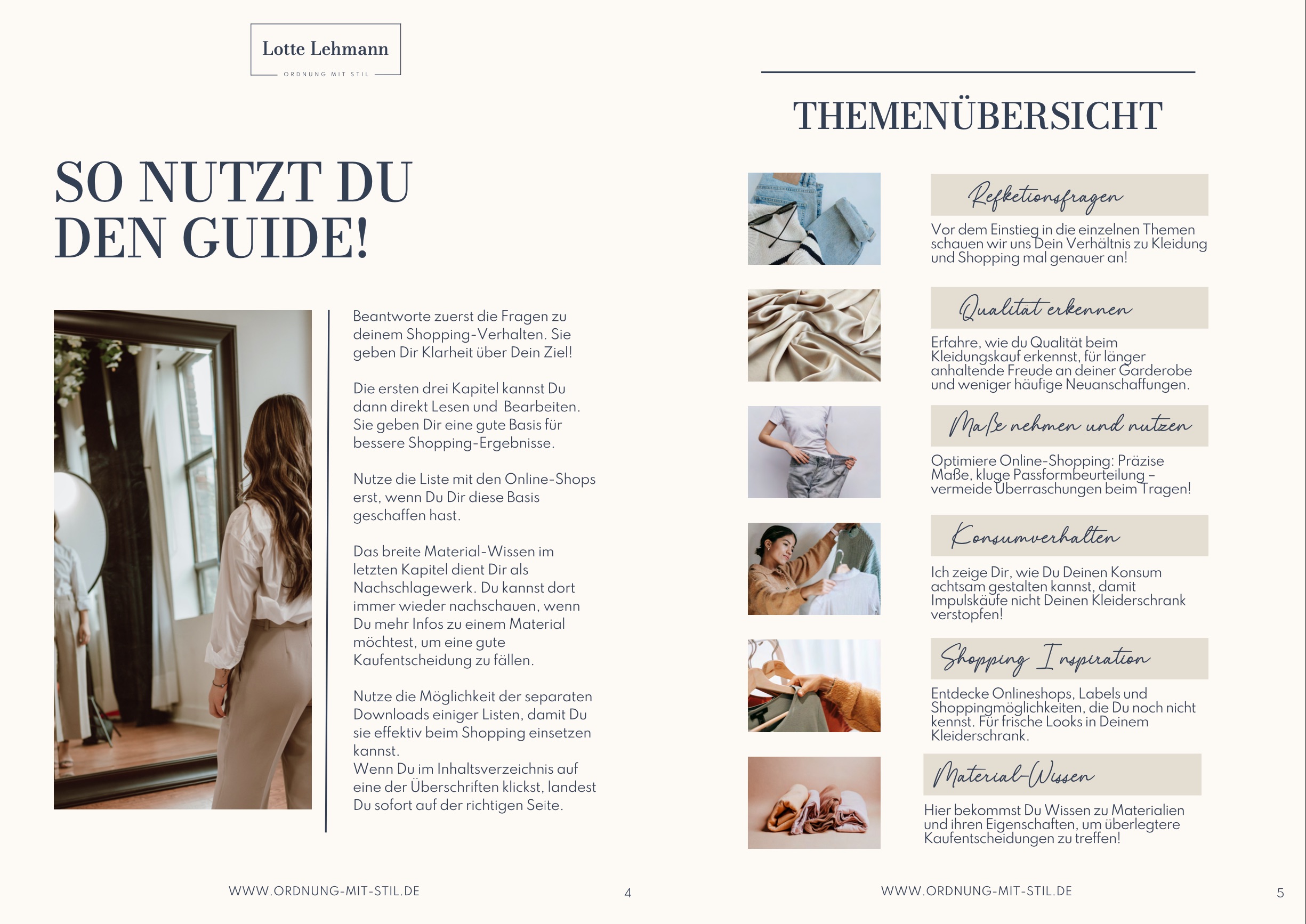 "Fashion-Shopping Guide" - Nie wieder Fehlkäufe! So geht Shopping richtig!