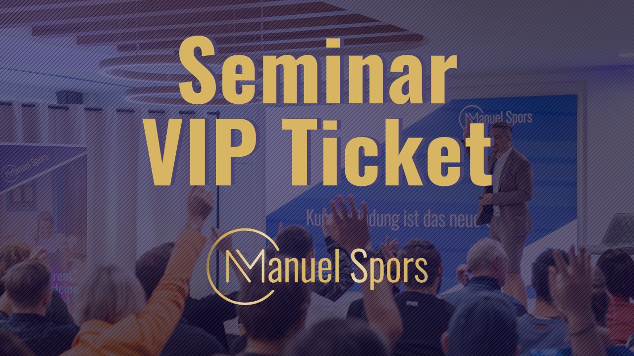 Be Different offline Seminar VIP Ticket - 17.+18. Oktober 2025