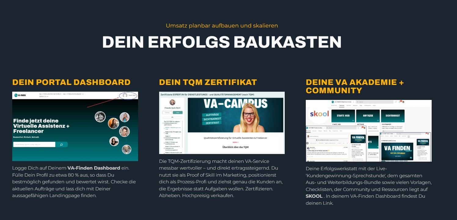 VA-Finden 30 Tage kostenfrei testen