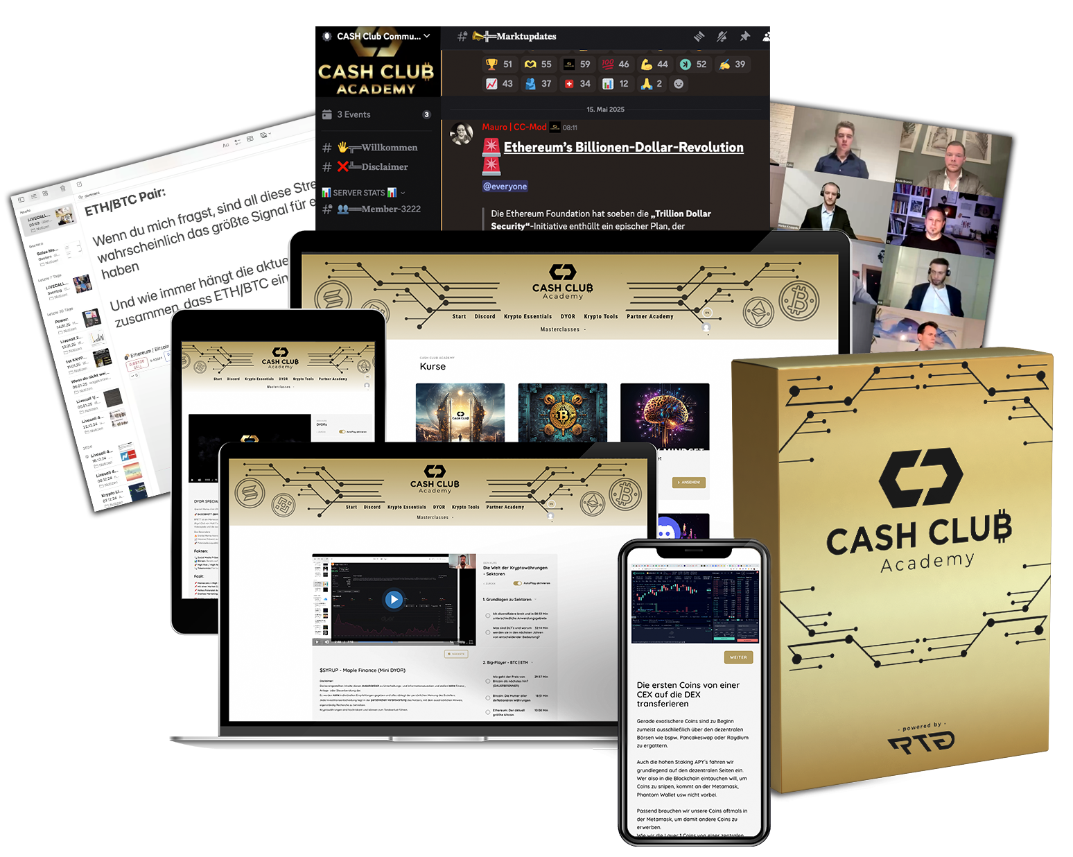 Die CASH Club Academy - das Geldnetzwerk (ein ganzes Jahr)
