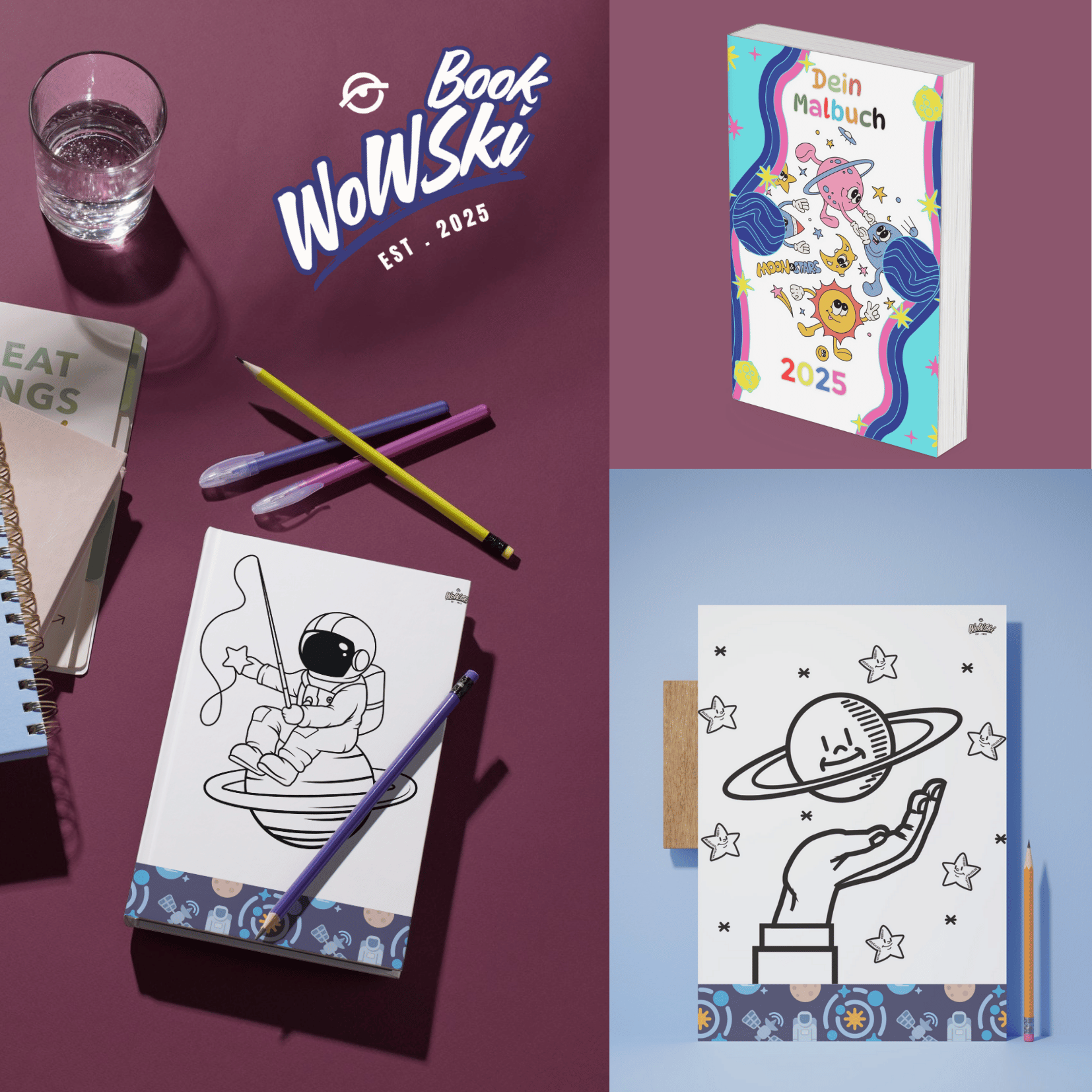 Dein Malbuch Weltall 2025 – Das galaktische Kreativ-E-Book für Kinder!