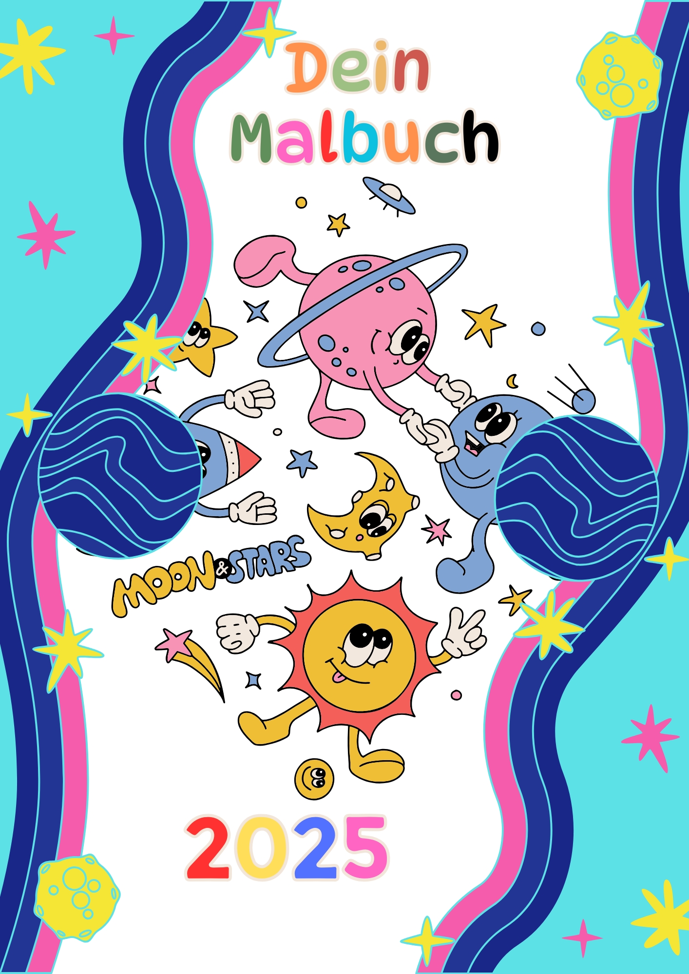 Dein Malbuch Weltall 2025 – Das galaktische Kreativ-E-Book für Kinder!