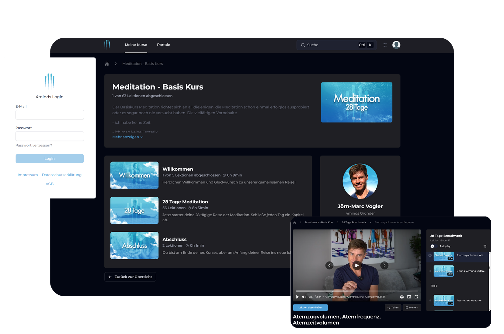 4minds Technik Starterkit für Meditation, Breathwork & Achtsamkeit
