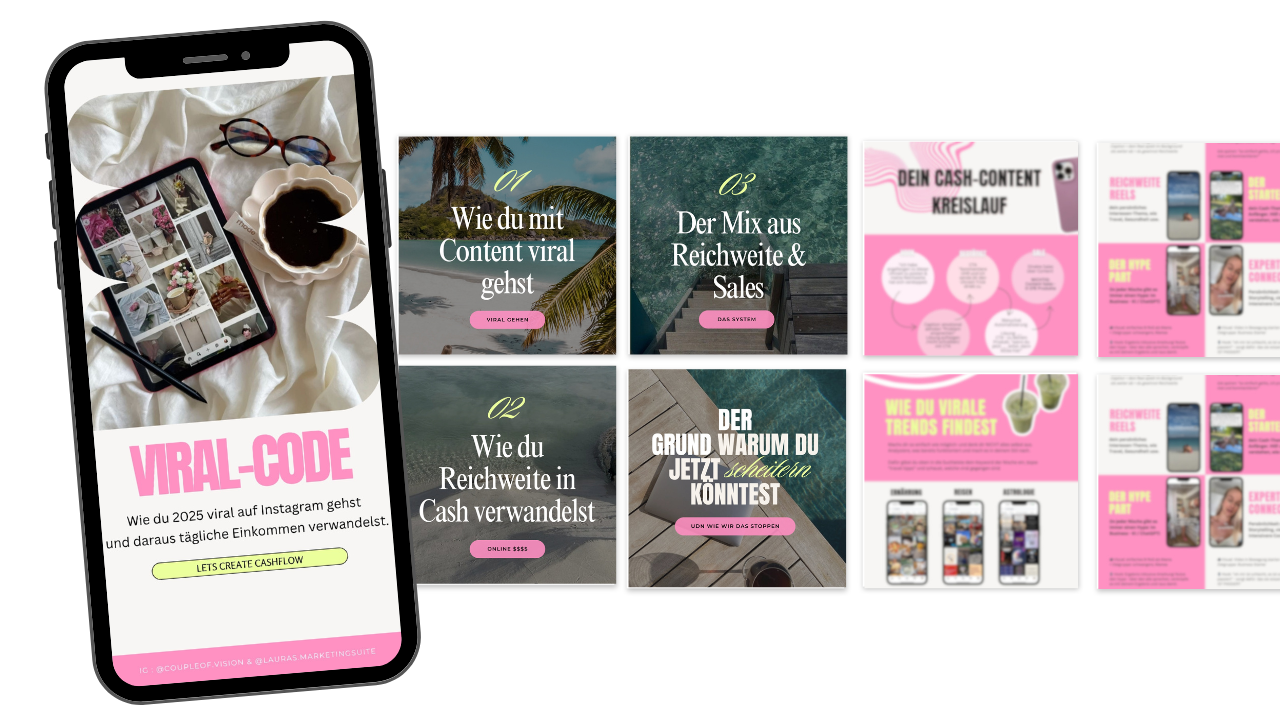 Viral Code 🍾 – Wie du in 7 Tagen viral gehst und daraus tägliche Einnahmen machst
