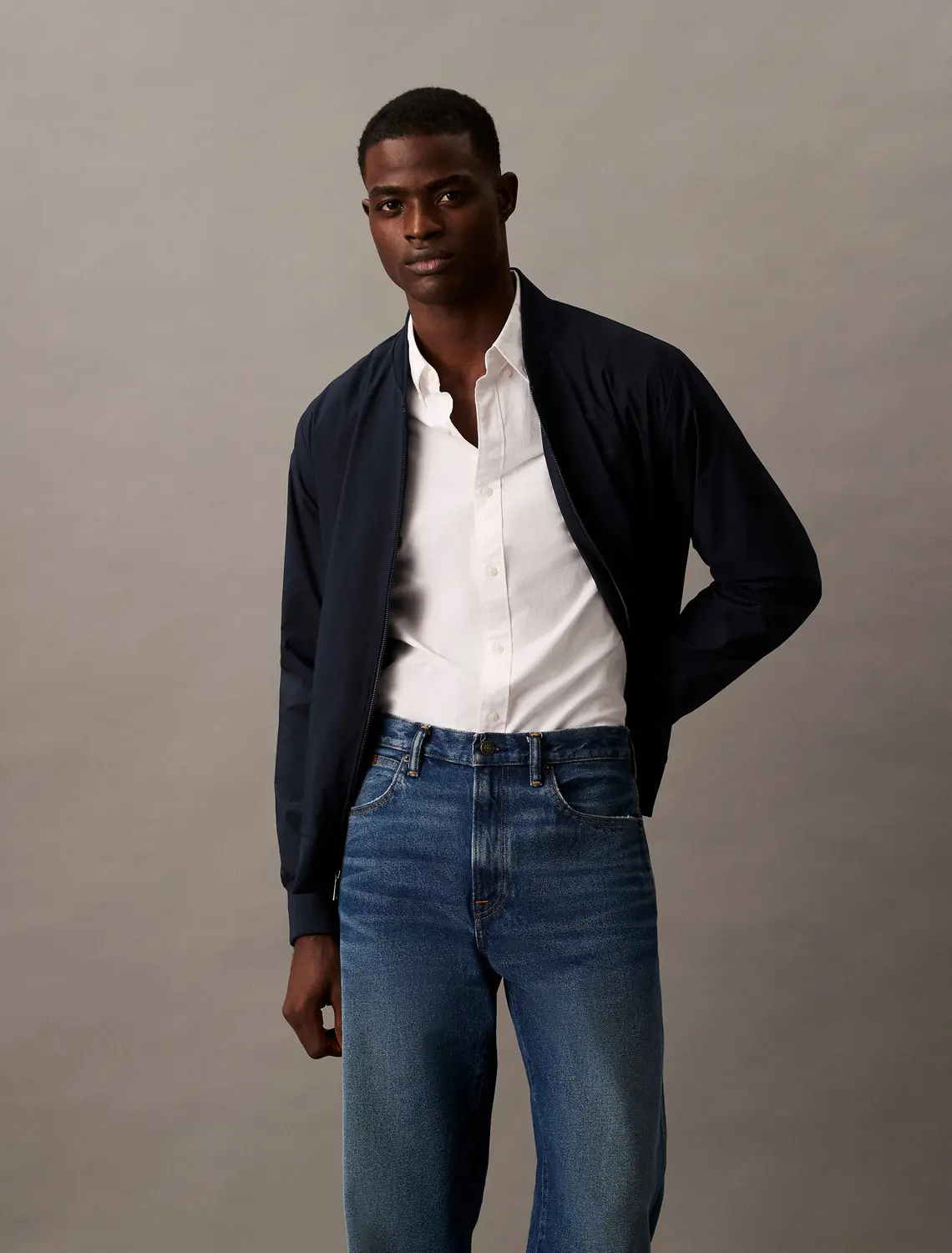 LS MATTE BOMBER JACKET male