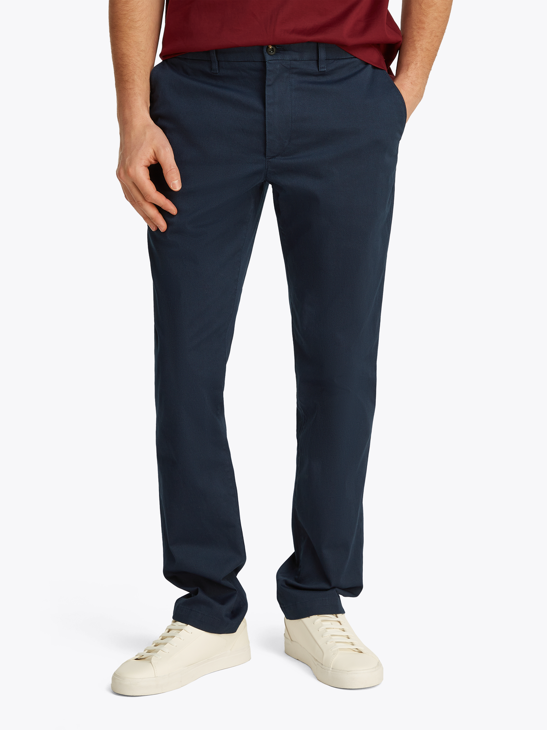 DENTON PRINTED STRUCTURE CHINO