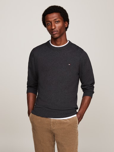 PIMA ORG CTN CASHMERE CREW NECK