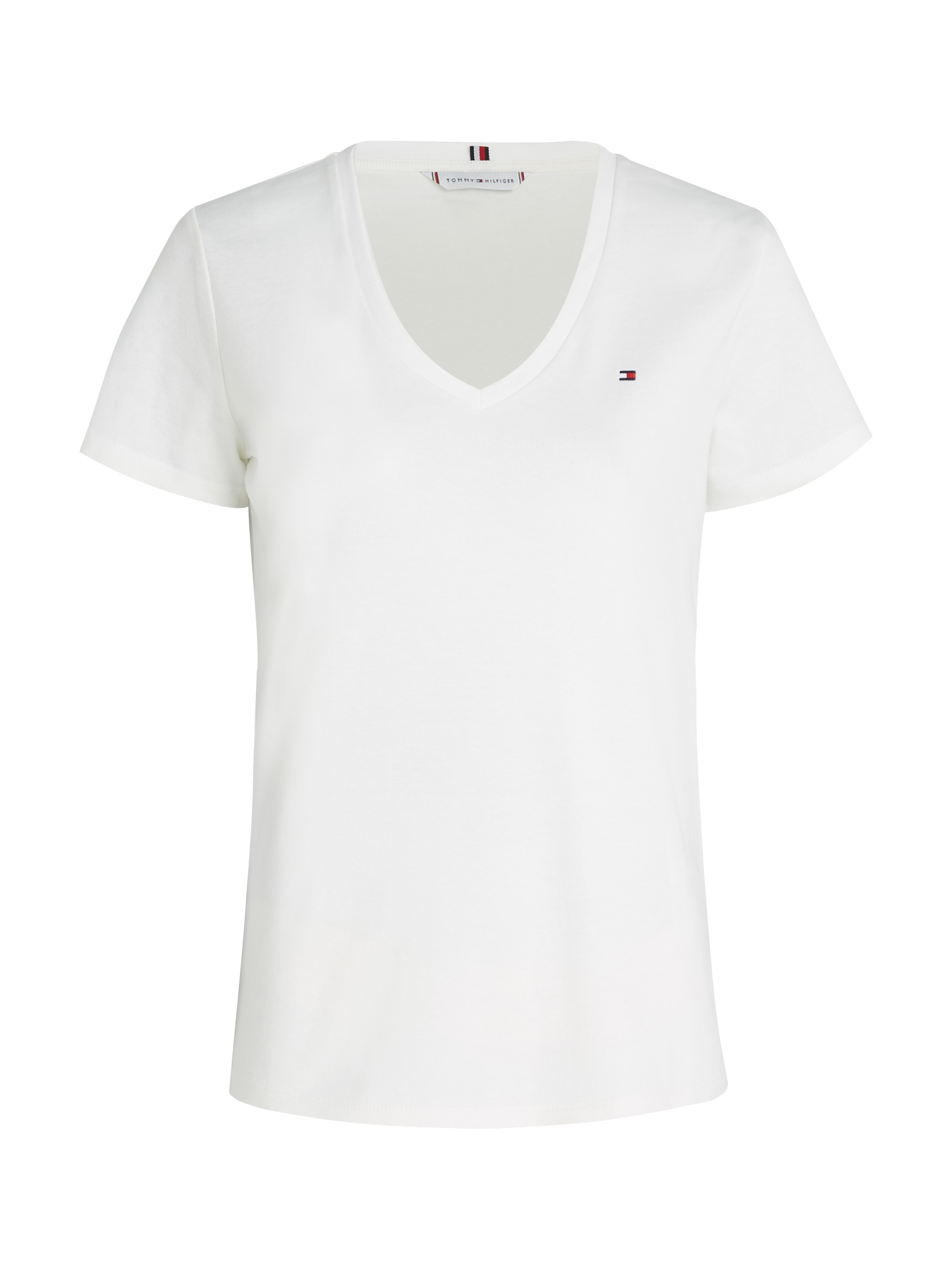 SLIM CODY RIB V-NECK SS female