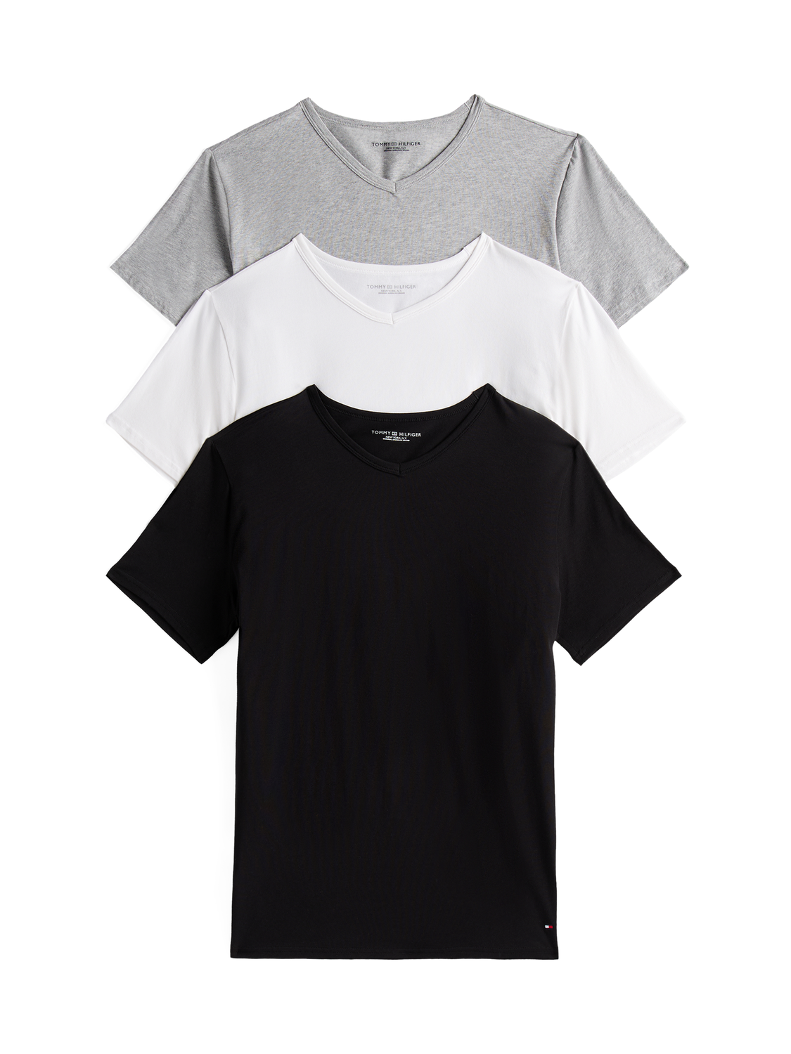 XXL STRETCH VN TEE SS 3PACK male