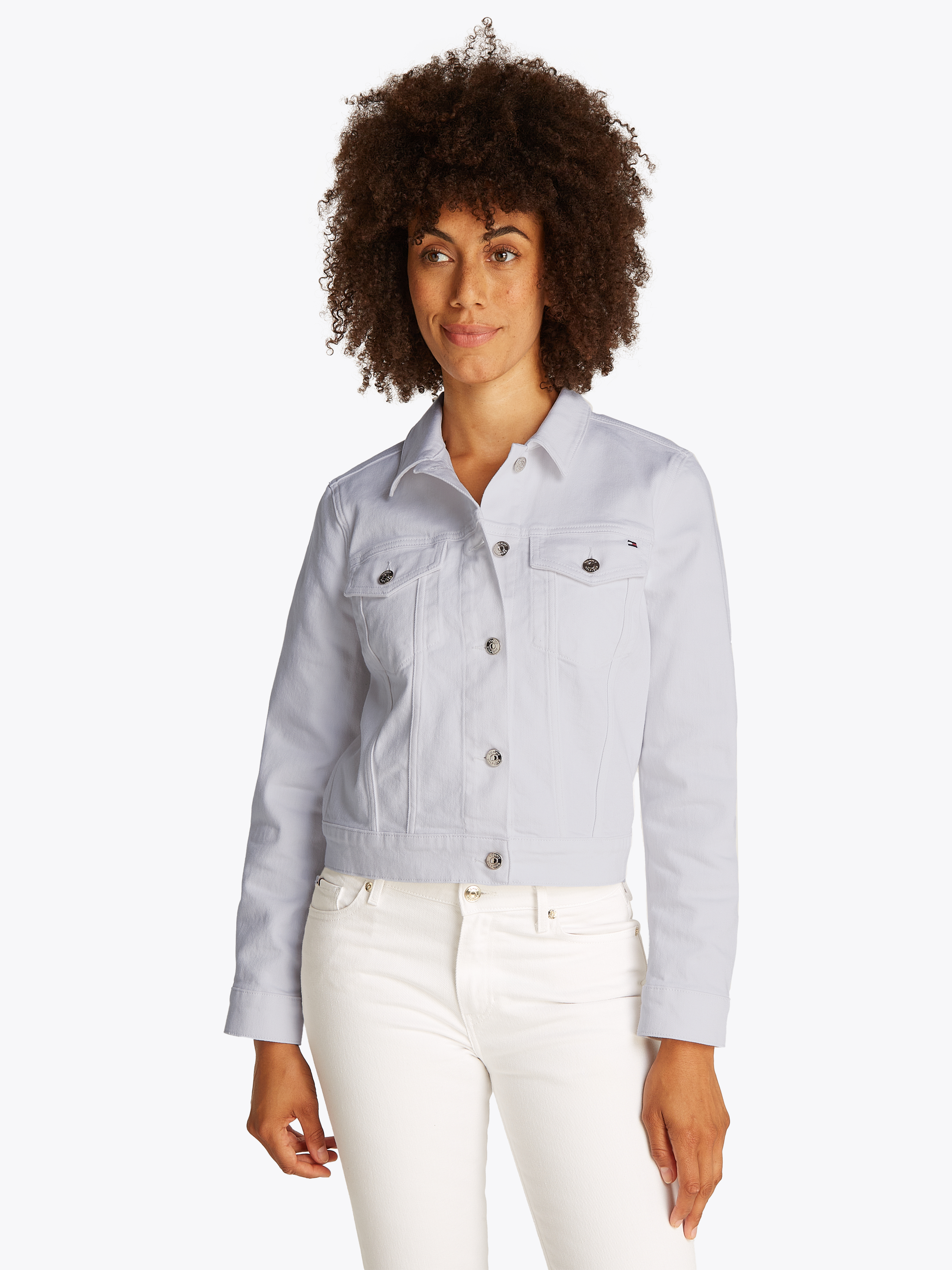 DNM SLIM JACKET WHITE female