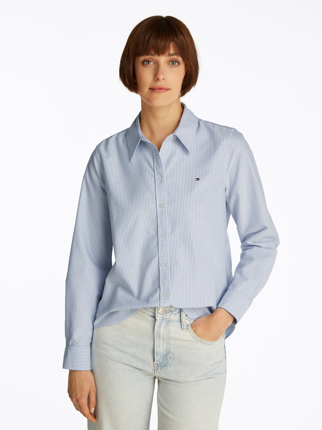 OXFORD RELAXED LS SHIRT female