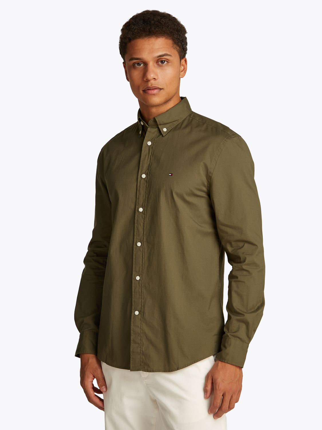 CORE FLEX POPLIN SOLID RF SHIRT male