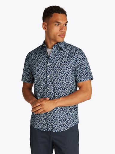 FLEX POPLIN PALM SS SF SHIRT