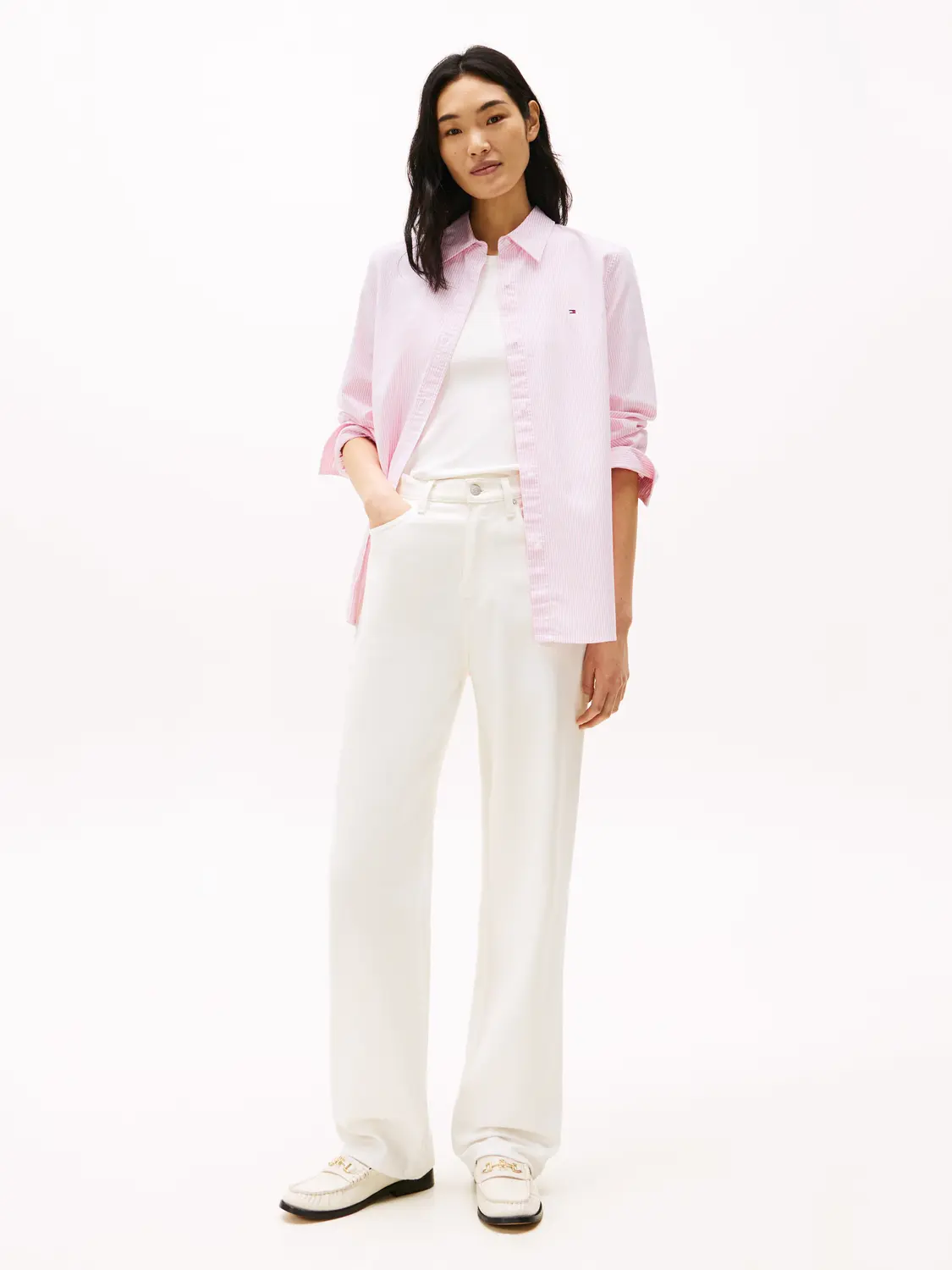 OXFORD RELAXED LS SHIRT female