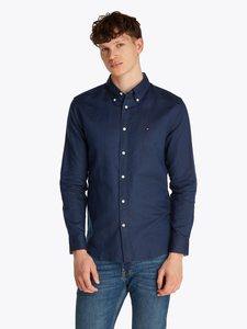 LINEN BLEND SOLID RF SHIRT