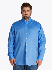 BT-LINEN BLEND SOLID RF SHIRT-B