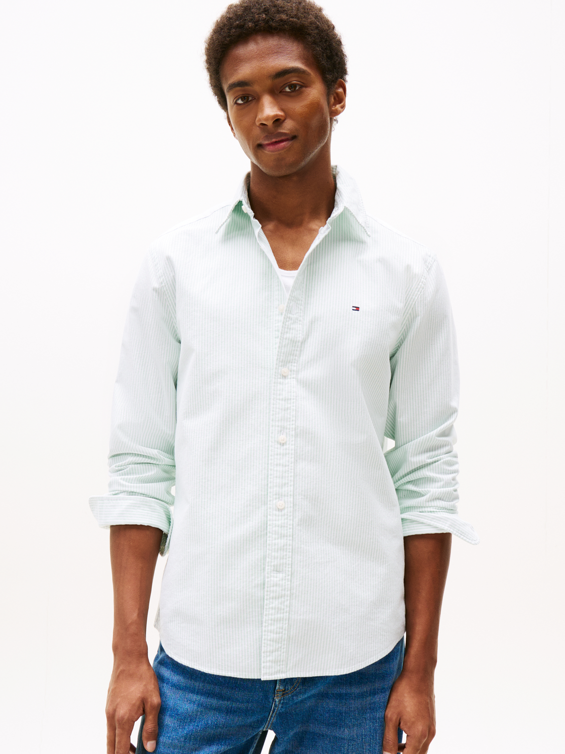 HERITAGE OXFORD STRIPE RF SHIRT male