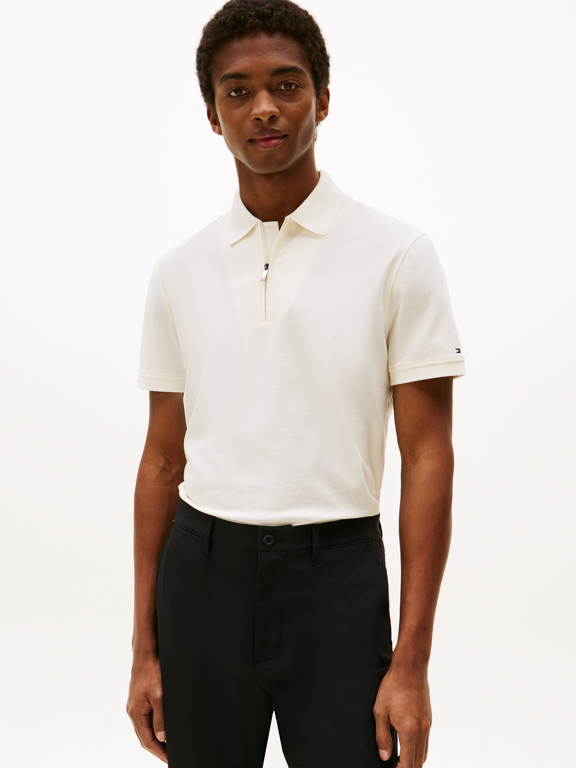 DC PERFORMANCE ZIP POLO male