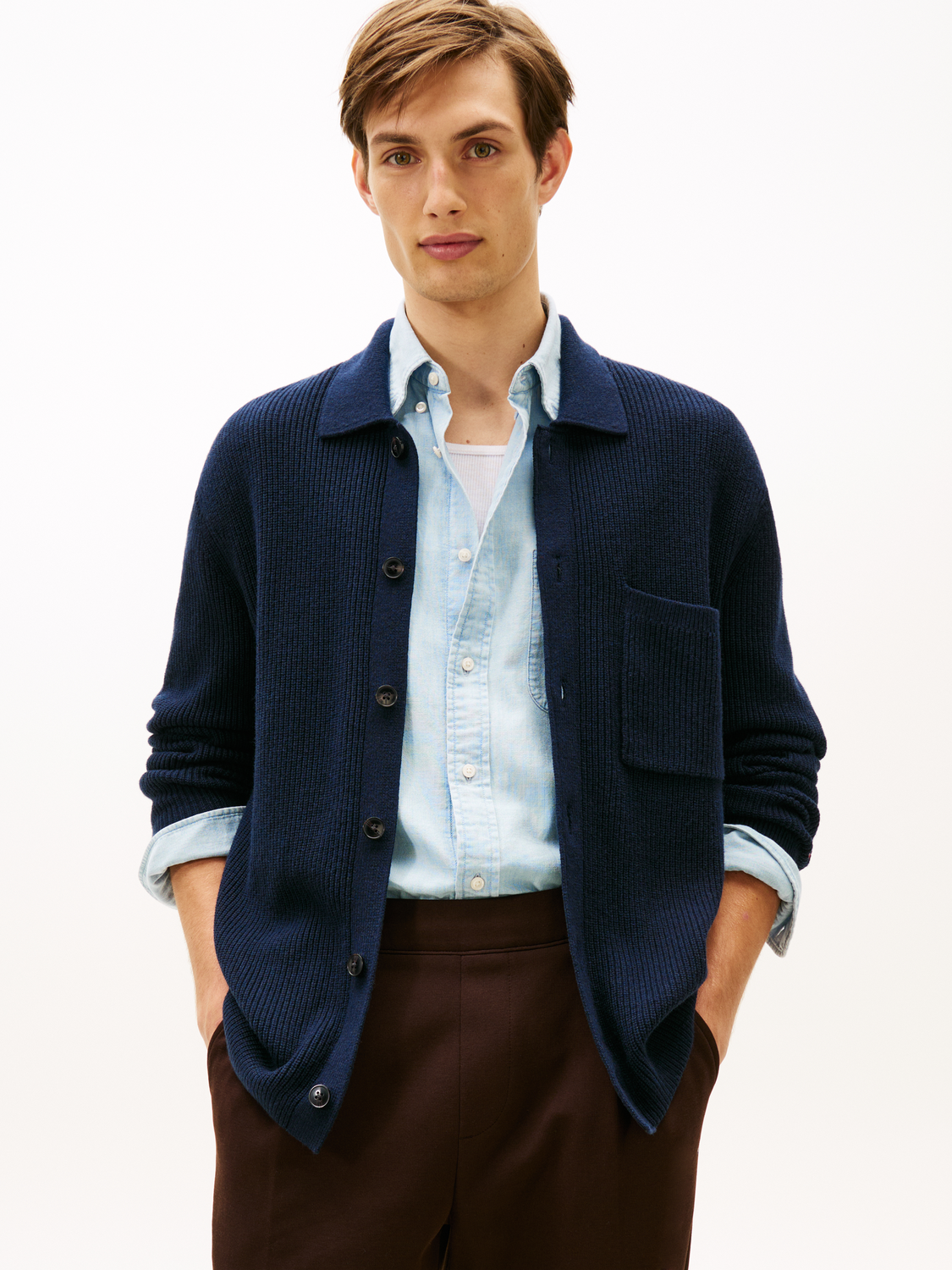 FISHERMAN RIB COACH JACKET male