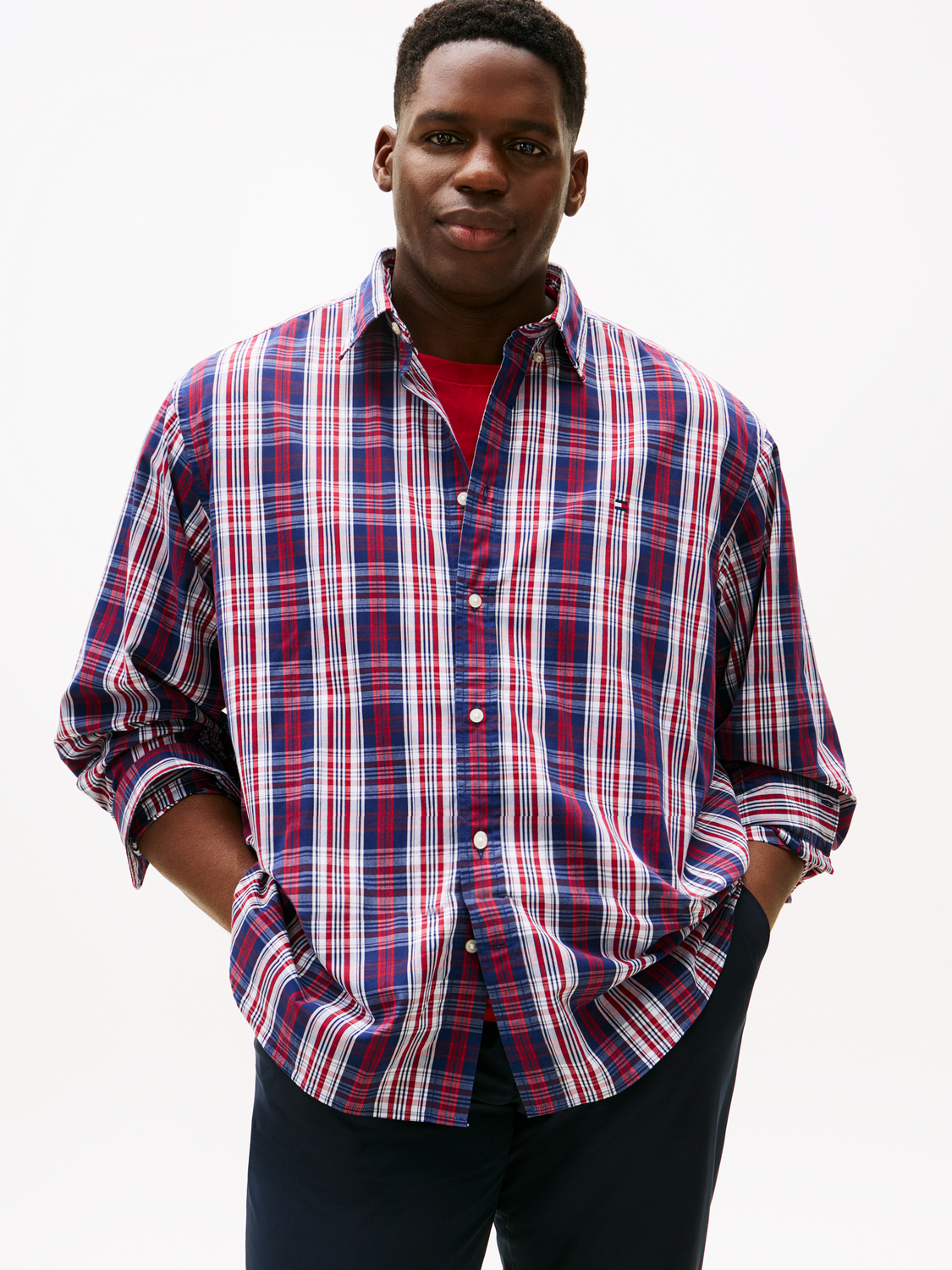 BT - FLEX POP MEDIUM CHECK SHIRT male
