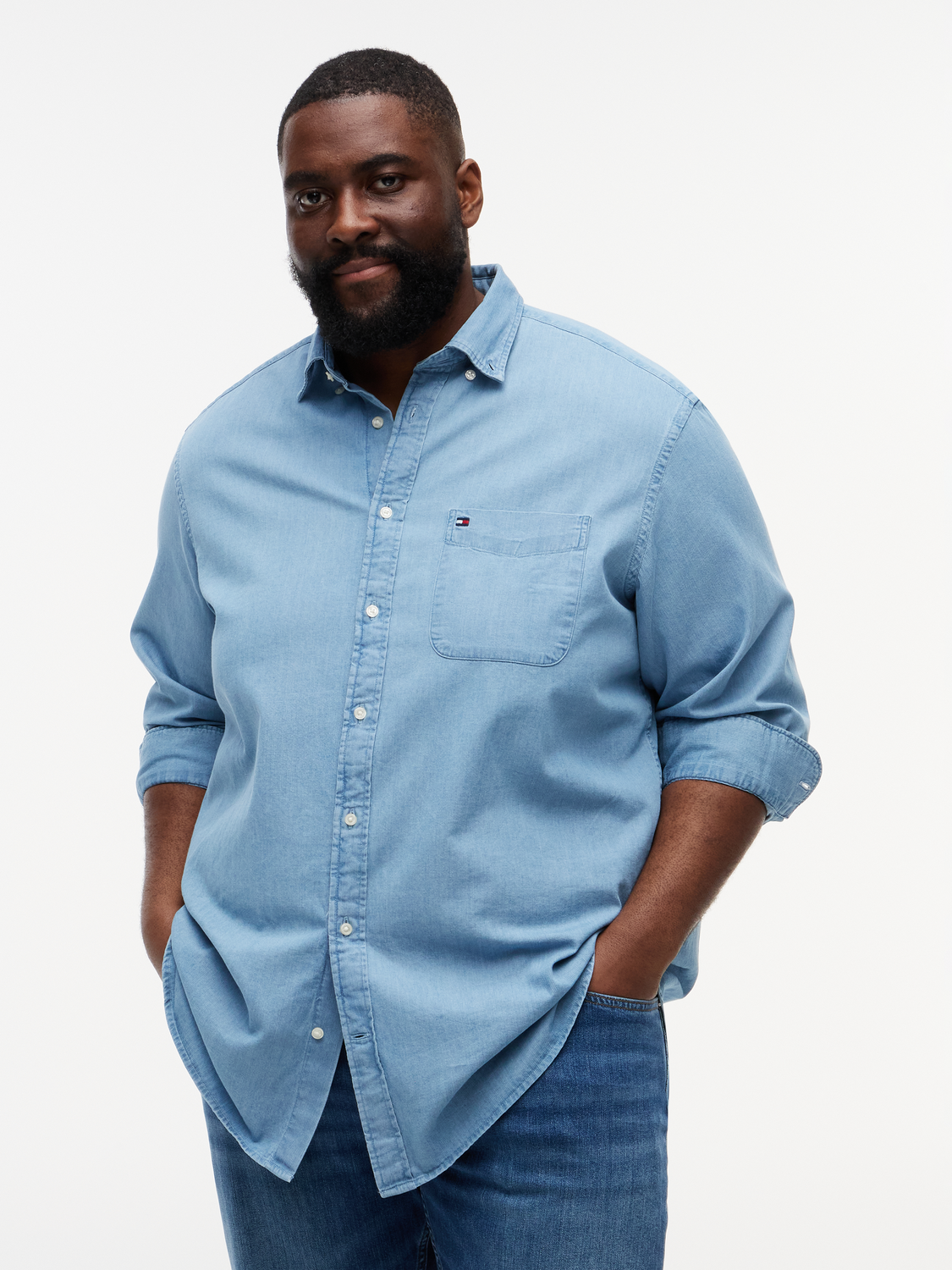 BT - BEDFORD INDIGO RF SHIRT male
