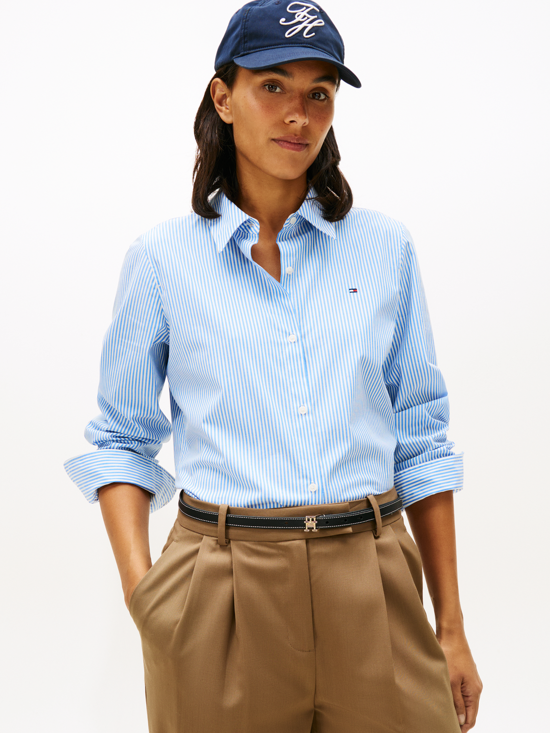 ESS POPLIN REGULAR SHIRT female