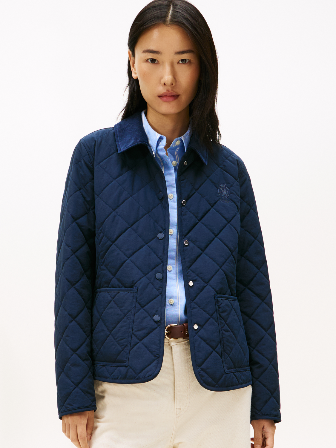 PADDED QUILTED SLIM JACKET female