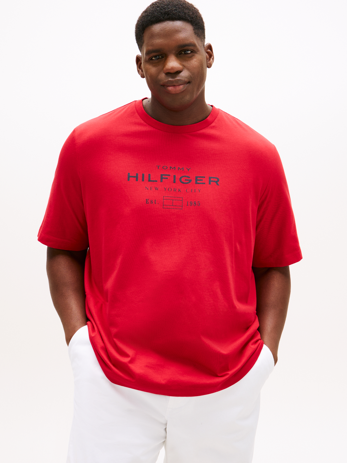 BT-HILFIGER STACK GRAPHIC TEE-B male