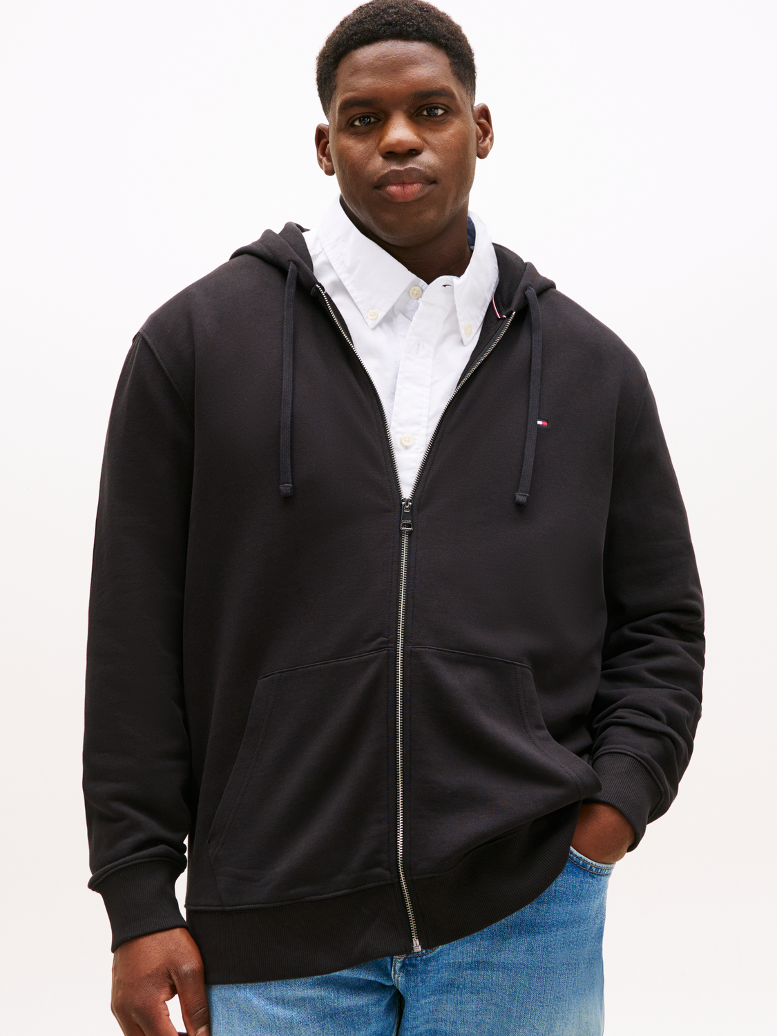 BT-ESSENTIAL TERRY ZIP THROUGH-B male
