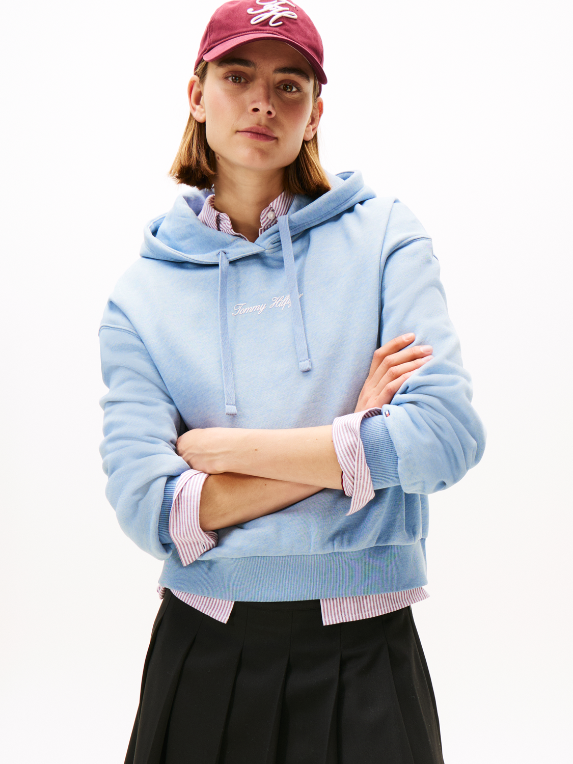 CLASSIC SCRIPT FLEECE HOODIE