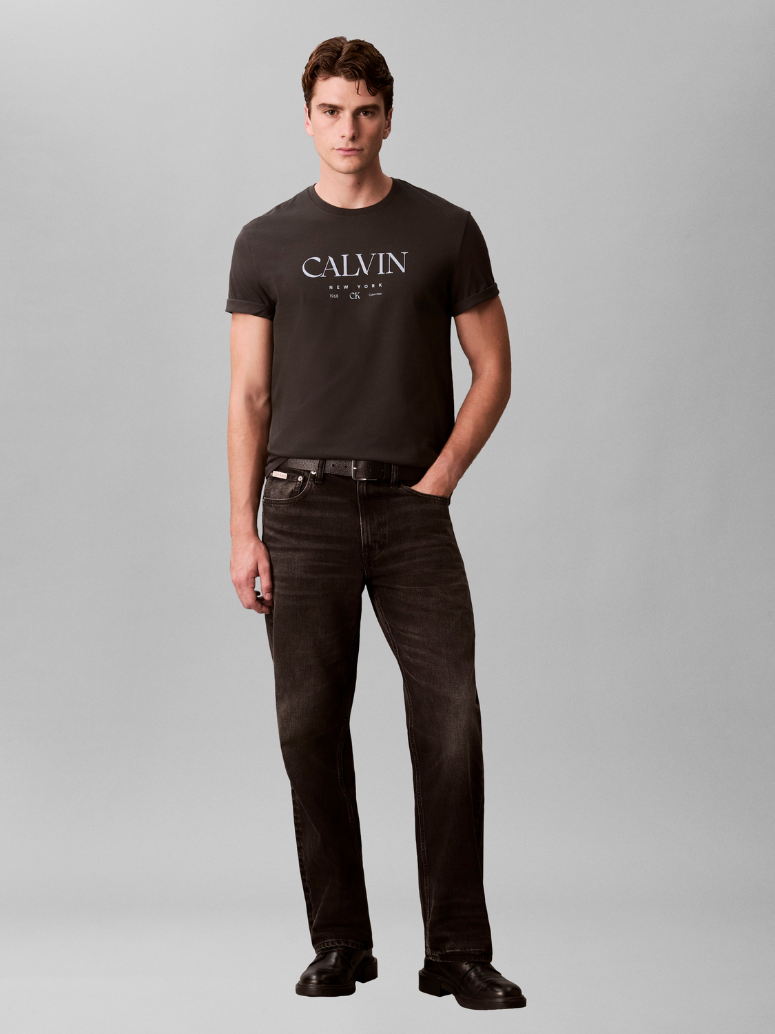 SS 20S LN CALVIN GRAPHIC TEE male