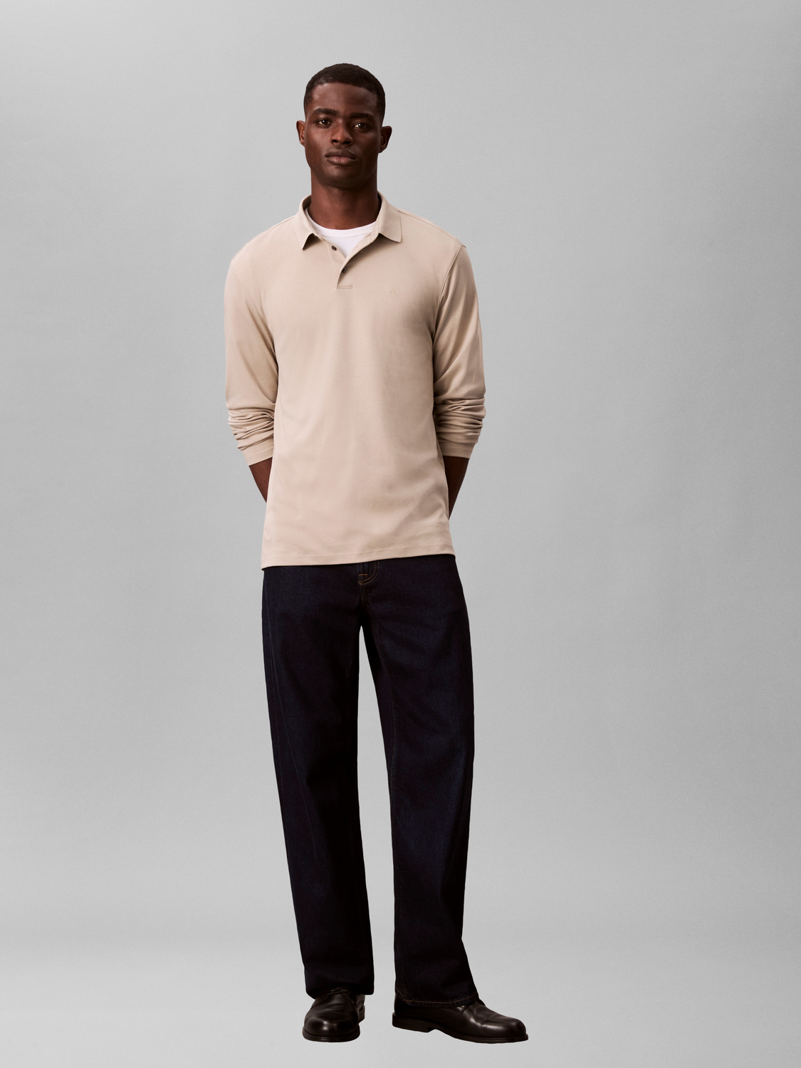 LS SUPIMA COTTON SOLID POLO male