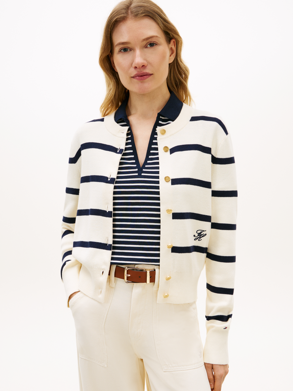 CO FULL NEEDLE C-NK CARDI female